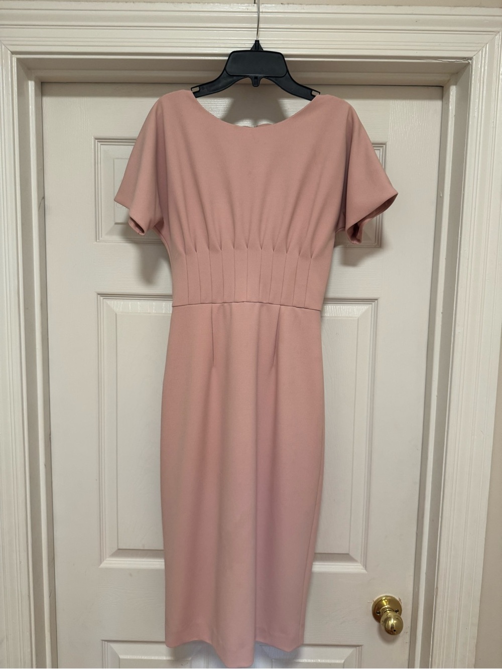 ANTONIO MELANI Blush Pink Midi Dress